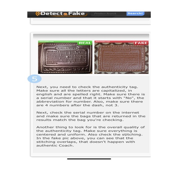 Authentic Coach Crossbody Bag (hands free shopping - Picture 8 of 8